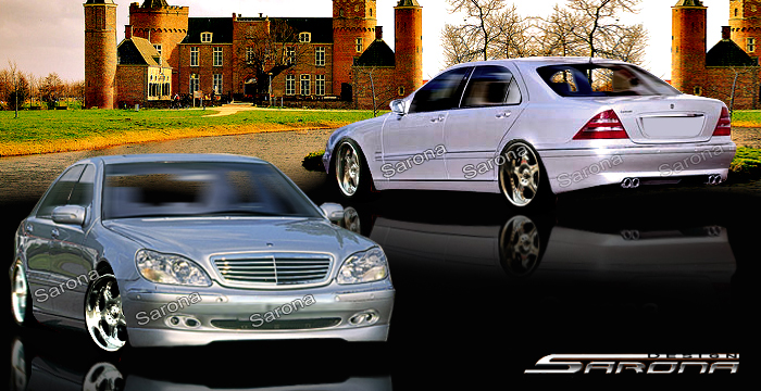 Custom 00-03 S Class Kit # 92-09  Sedan Body Kit (2000 - 2006) - $1090.00 (Manufacturer Sarona, Part #MB-011-KT)